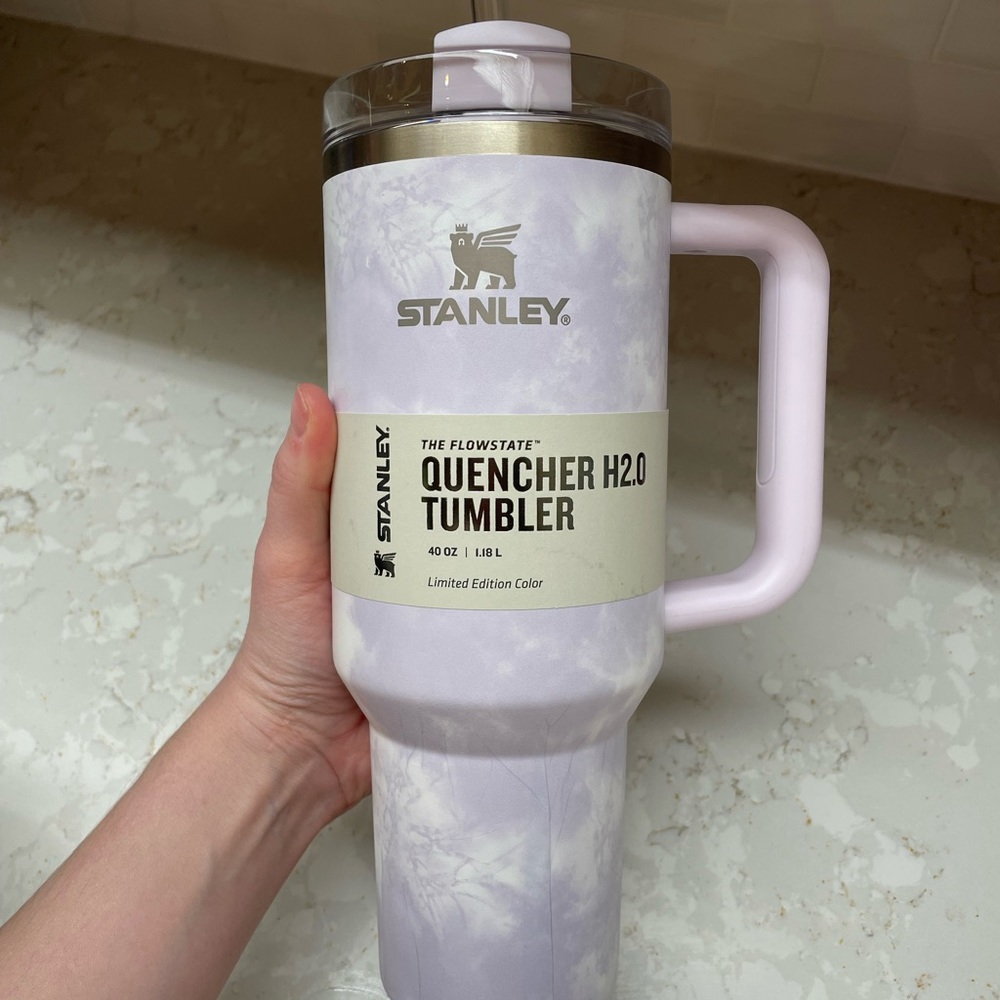 Stanley 40oz Stainless Steel Adventure Quencher Tumbler - Wisteria Tie Dye